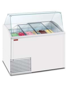 Comptoir présentoir pour crème glacée, 10 bacs