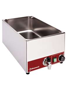 Bain Marie de table électrique GN 1/1 - 150 mm + robinet