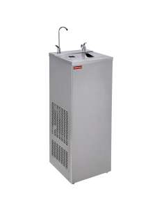 Fontaine réfrigérée, inox, 35 litres/heure