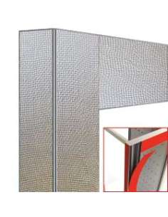 Déco vitrine 216 Lt.Argent Lux- magnétique