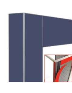 Déco vitrine 216 Lt.Bleu aviateur mat- magnétique