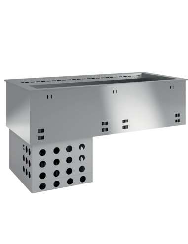 Elément cuve réfrigérée, ventilée, 2x GN 1/1