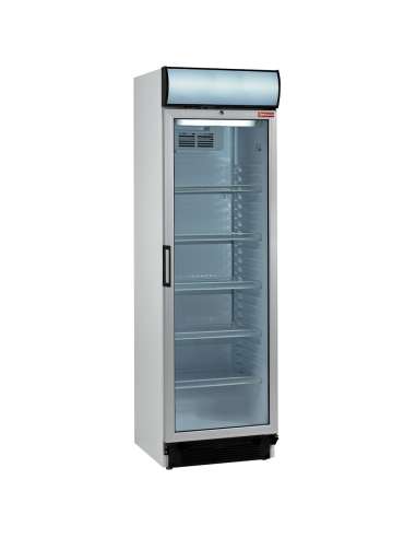 Vitrine vent.T° positive 380 lit, avec caisson lumineux