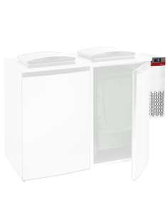 REFROIDISSEUR DE DÉCHET 2X 240L POUBELLES COMBISTEEL