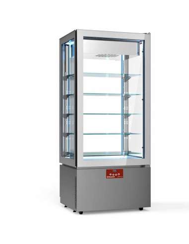 Vitrine "FULL vitrée", 5 niveaux, ventilé