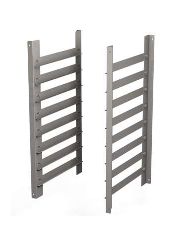 Structures à platines, 8 niveaux, pour piètement