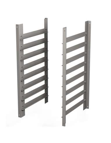 Structures à platines, 8 niveaux, pour piètement