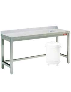 Table à débarrasser avec vide ordure