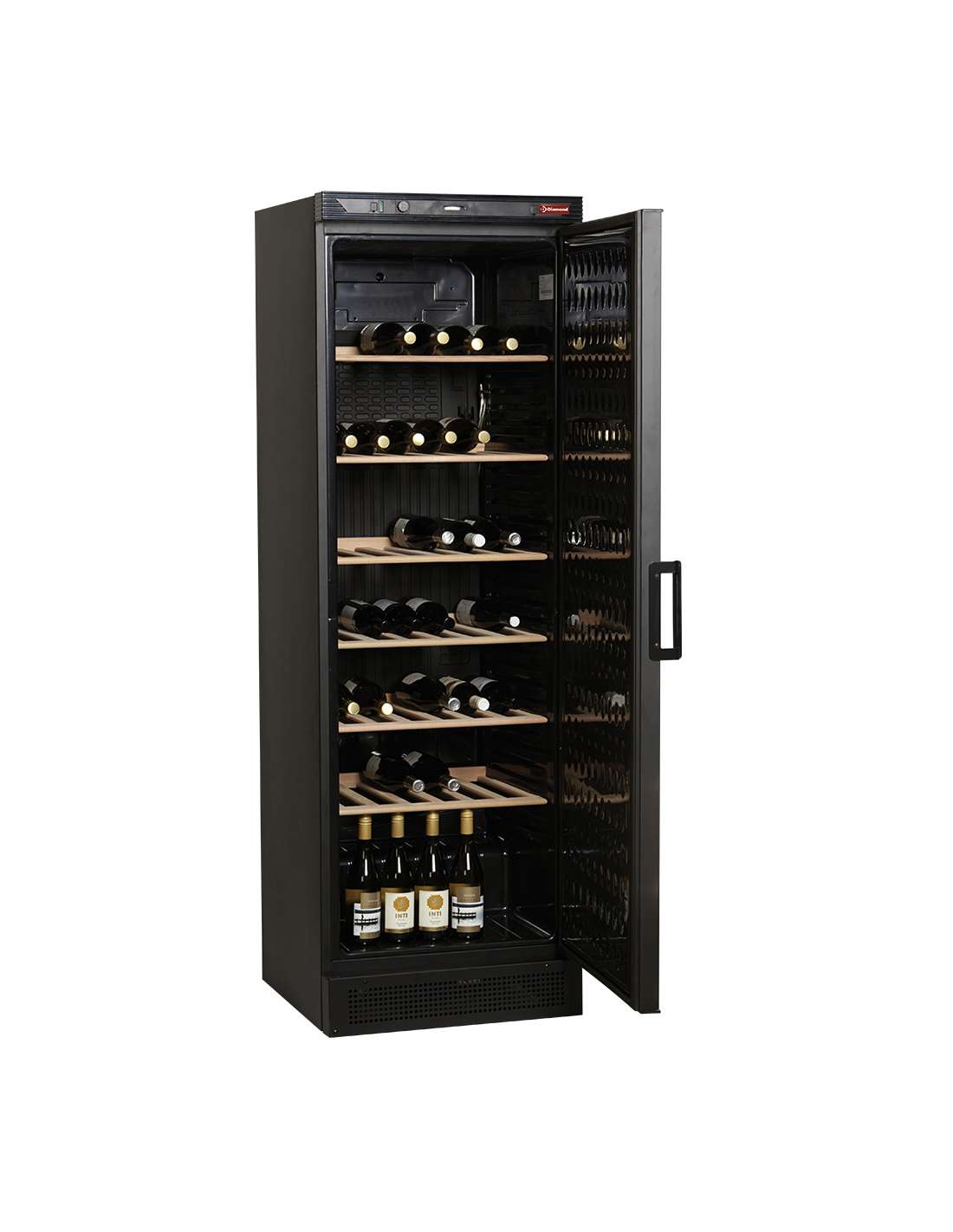 Armoire cave à vins, ventilé, 380 LT, NOIRE Diamond WINEP38/R6