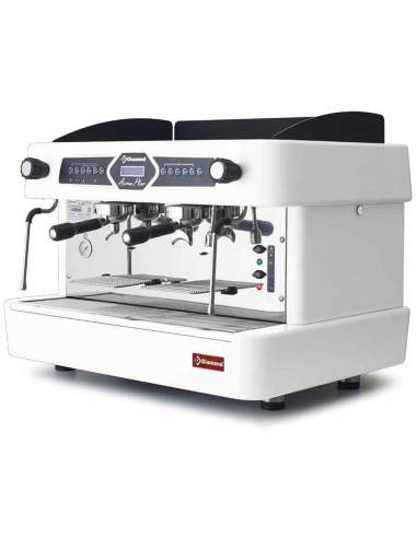 Machine à café 2 groupes, automatique (avec display) - BLANC