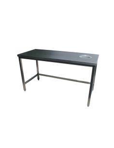 Table de travail avec trou vide ordure - Dimensions:1000X700H900