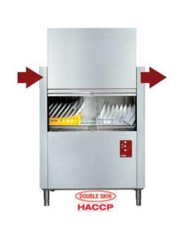 Lave-vaisselle a traction de paniers 100Pan/h - 400/3