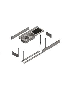 Plonges Démontables - 700X700H900