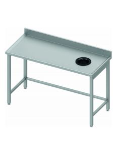 Table de travail avec TVO + dosseret