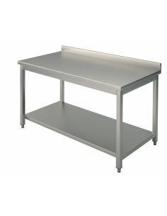 Table de travail 700 avec sous-tablette + dosseret- 1400X700H900