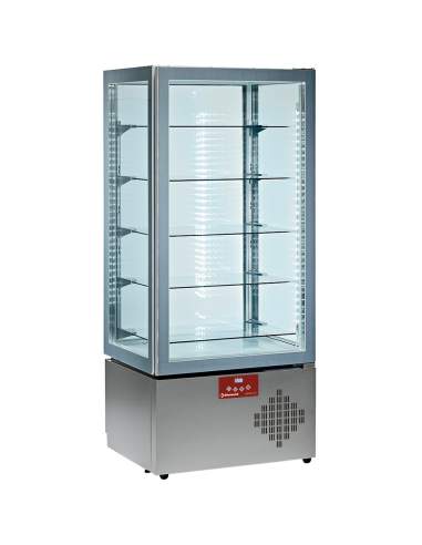 Vitrine "FULL vitrée", 5 niveaux, ventilé