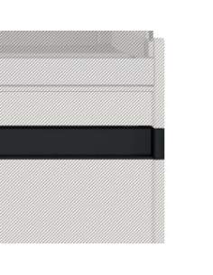 Configuration standard: Plinthe et moulure - NOIR