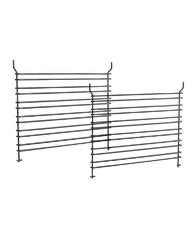 Couple guide latérale (droite et gauche) pour armoire