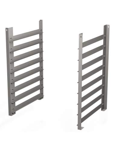 Structures à platines 8 niveaux, piètement 5x EN (GN)