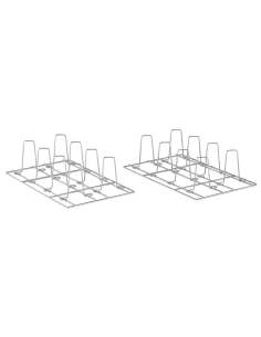 Kit 2 grilles GN 1/1 "spécial poulets" (8 pcs par grille)