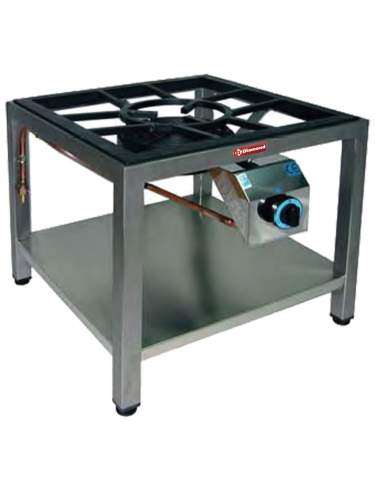 Brûleur gaz paella, diam 250, sur support (10 kW)