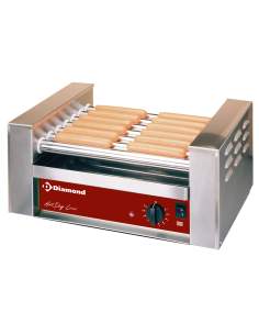 Grill saucisses électrique à 7 rouleaux