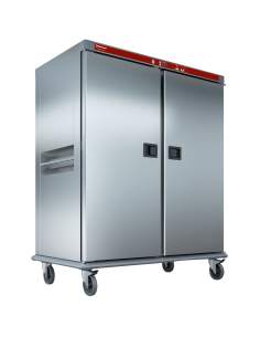 Chariot chauffant pour repas, 40 GN 2/1, humidification contrôlée