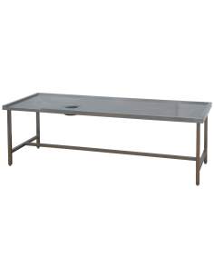 Table de triage (droite) avec trou vide-ordures