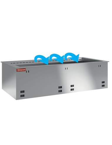 Elément cuve réfrigérée, ventilée, 5x GN 1/1 (sans unité hermétique)