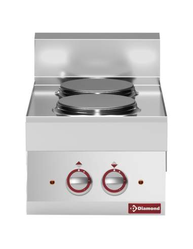 Cuisinière électrique 2 plaques -top- "Alpha 650"