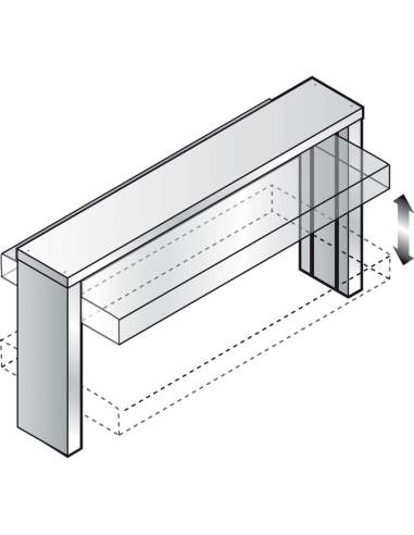 Superstructure avec coupole, remontée automatique