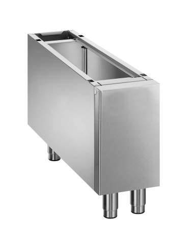 Soubassement fermé sur pieds inox réglables