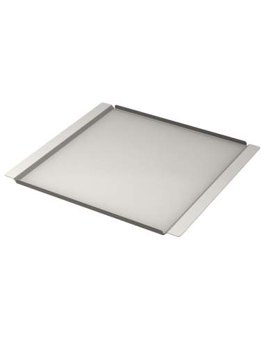 Platine en acier inox 460x340 mm