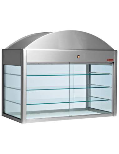 Vitrine neutre indépendante (avec fond)