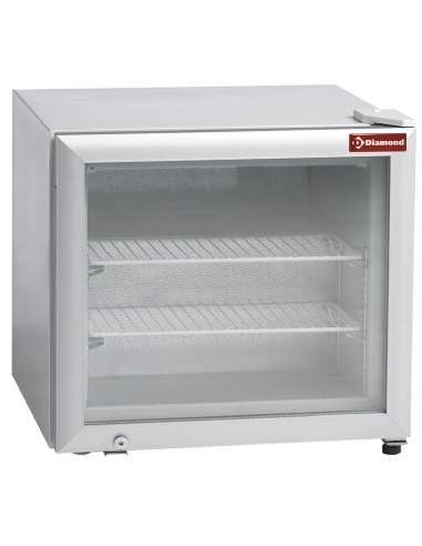 Vitrine de table T° négative, 50 litres, sans caisson lumineux