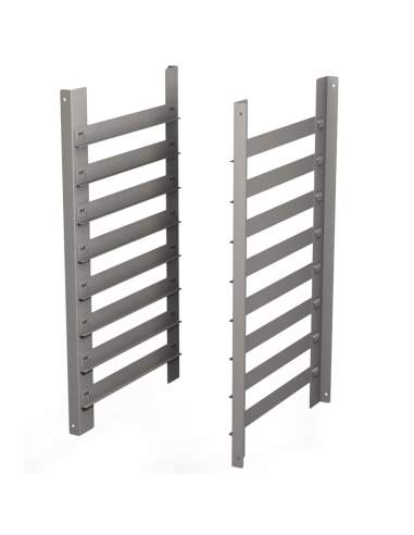 Structures à platines, 8 niveaux, pour piètement