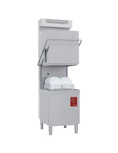 Lave-vaisselle capot, panier 500x500 mm + Condenseur-récupérateur de buées