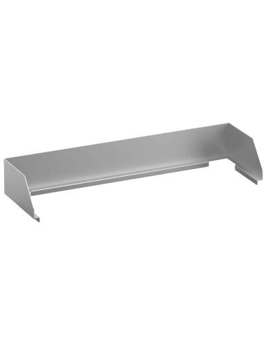 Rebord anti-éclaboussures inox, plaque 700mm