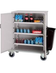 Chariot fermé pour remplissage minibars
