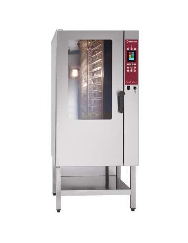 Four électrique TOUCH SCREEN vapeur/convection, 15x GN 1/1 - AUTO-CLEANING