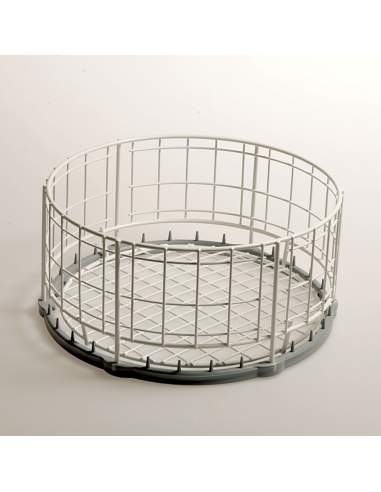 Panier rond pour verres Ø400 mm - Rilsan