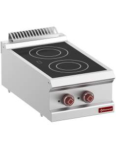 Cuisinière électrique vitrocéramique 2 zones -Top-