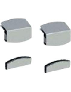Kit de 2 fixations pour vitre frontale "pare haleine" (4 pcs)