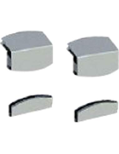 Kit de 2 fixations pour vitre frontale "pare haleine" (4 pcs)