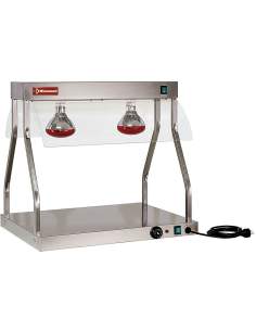 Pont et top chauffants, lampes infrarouges (2x 250 W)
