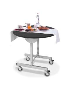 Table de service Ø 800 mm, service chambre