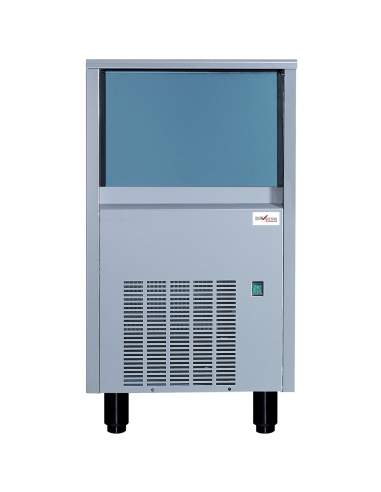 Machine à glaçons pleins (22 gr) 41kg/24h,avec réserve 15 kg inox