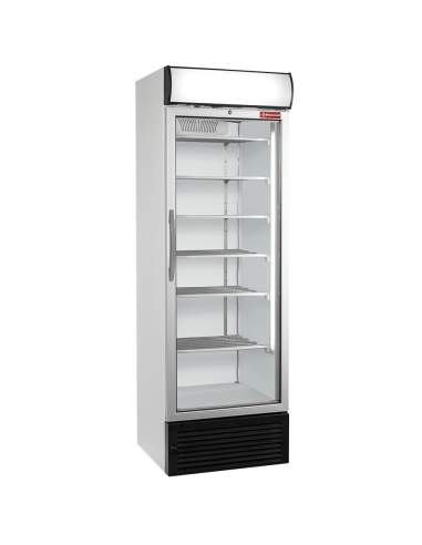 Vitrine T° négative, statique/ventilée, 500 Lt., avec caisson lumineux