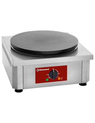Crêpière haut rendement, électrique, Ø 400 mm "émaillée"