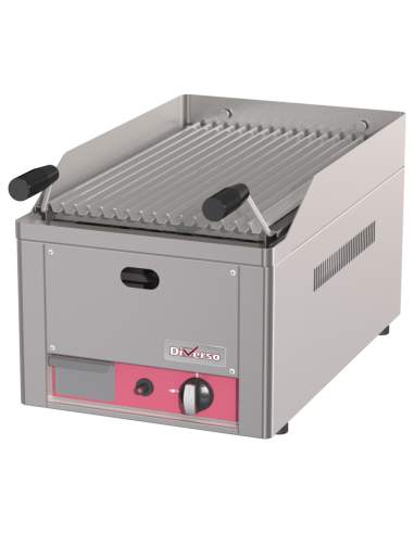 Grill pierre de lave 1/2 module 4kw